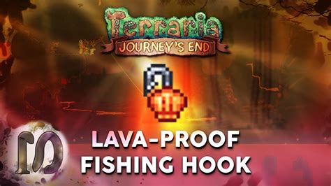 Fishing in Lava with Master Bait & Lavaproof Fishing Hook while .